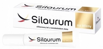 SILAURUM silikonowy żel na BLIZNY złoto 15g