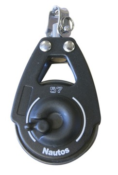 BLOK POJEDYŃCZY KABESTANOWY 57 MM