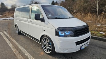 Volkswagen Caravelle T5 Caravelle Facelifting długi rozstaw osi 2.0 TDI 140KM 2011 Vw t5.1 2,0tdi 140KM DSG long Skóry Alkantary Gwint Alu 20&quot; audio JEDYNY!!!, zdjęcie 3