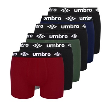 UMBRO Bokserki Męskie 6 sztuk BM565 Rozmiar 2XL