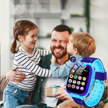 SMARTWATCH DLA DZIECI WODOODPORNY IP67 niebieski