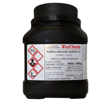 SIARCZAN KADMU hydrat - czysty - 500g