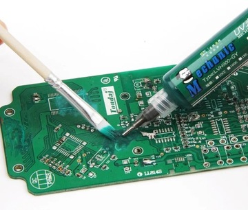 Soldermaska ​​Mechanic UV UVH900 с белыми 10G припоя