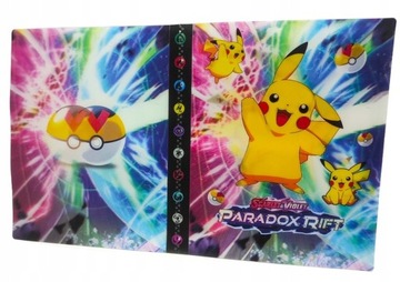 Классификатор 3D-эффектов «Покемон Пикачу» для 240 карт + бесплатные подарочные карты