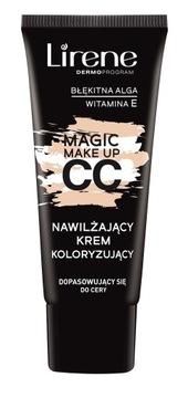 LIRENE CC MAGIC NAWILŻAJACY KREM KOLORYZUJĄCY DOPASOWUJE SIĘ DO CERY 30 ML.