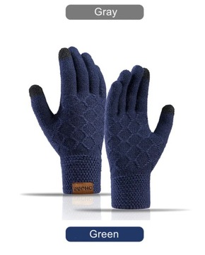 Winter Knitted Work Gloves Winter Bike Gloves Touch Screen Gloves for