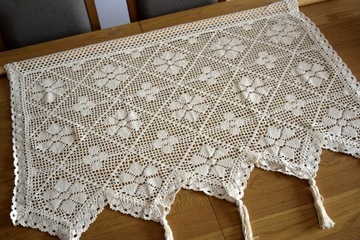 JALESS Вязаная крючком 60/100 Бежевая Кружевная ШТОРА