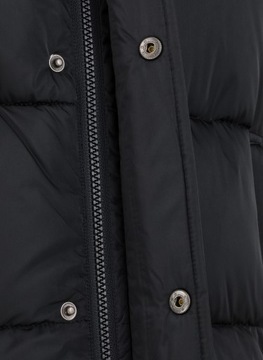 Czarna kurtka męska jesienno-zimowa z kapturem Pako Lorente 52