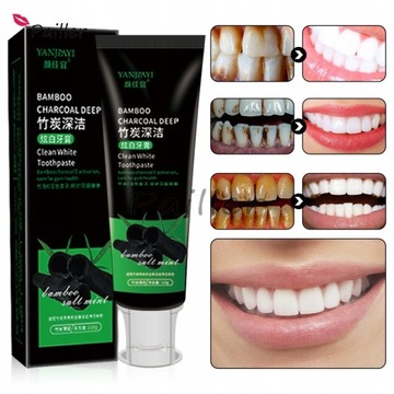 110 г черной зубной пасты с бамбуковым углем Deep Cl