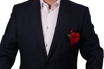 Булавка Kotylion из ткани розового цвета, бело-розовая, для выпускного, девичника