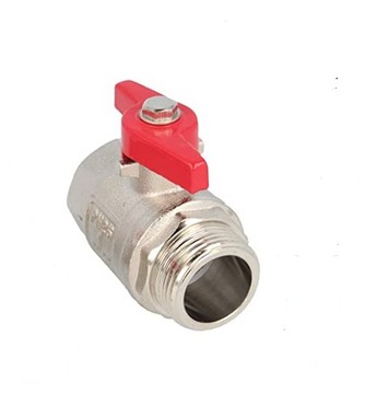 Zawór kulowy z motylkiem 1'' dn25 pn16 21-04