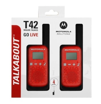 Рация Motorola TLKR T42 500 мВт Дальность действия 4 км