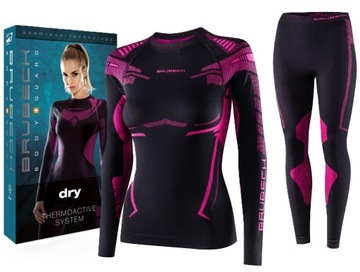 BRUBECK KOSZULKA LEGGINSY TERMOAKTYWNE ZESTAW -XL