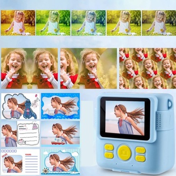 МГНОВЕННАЯ КАМЕРА POLAROID ДЛЯ ДЕТЕЙ ПРИНТЕР В ПОДАРОК