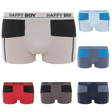 ДЕТСКИЕ ХЛОПКОВЫЕ БОКСЕРЫ ДЛЯ МАЛЬЧИКОВ, 6 ПАКЕТ