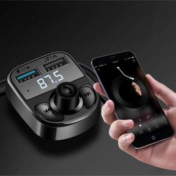 FM-ПЕРЕДАТЧИК BLUETOOTH MP3 ЗАРЯДНОЕ УСТРОЙСТВО ПЛЕЕР АУДИОПЕРЕДАЧА BT