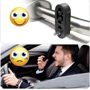 РЕЗИНОВАЯ ВЕШАЛКА ДЛЯ РЕМОНТА ГЛУШИТЕЛЕЙ АВТОМОБИЛЯ 4 ОТВЕРСТИЯ УНИВЕРСАЛЬНАЯ 4 ШТ.