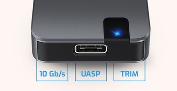 KIESZEŃ NATEC RHINO M.2 NVME M-KEY USB-C 3.1 GEN 2