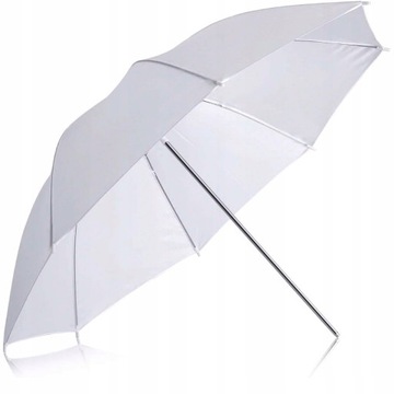 Parasolka Parsol Fotograficzna Dyfuzor Rozpraszająca Biała 83cm