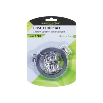 ЗАЖИМ ЗАЖИМ СТАЛЬНОЙ МЕТАЛЛИЧЕСКИЙ РЕМЕНЬ 3м x 8мм