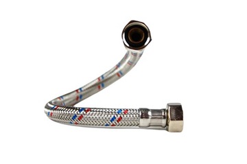 WĄŻ-WĘŻYK do wody w oplocie stalowym DN8 / FI 8mm, GW 3/8