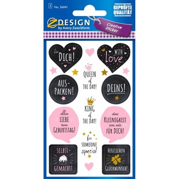 NAKLEJKI PAPIEROWE NIEMIECKIE GLAM 56041 Z-DESIGN