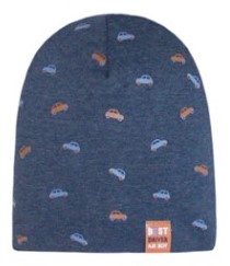 CZAPKA CHŁOPIĘCA WIOSENNA PODWÓJNA r.48-50 cm 3-5 lat