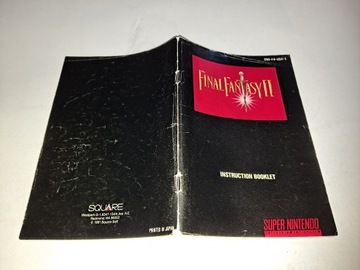 Final Fantasy II / NTSC-США / Полная версия / SNES