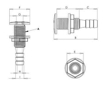 Трап ПВХ 1 1/4