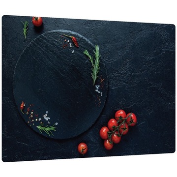 Szklana deska do krojenia POMIDORY KAMIEŃ 40x30cm