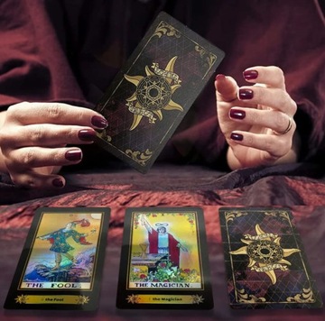 НАБОР КЛАССИЧЕСКИХ КАРТОЧЕК AE КЛАССИЧЕСКИЕ КАРТЫ ТАРО УЭЙТА ГОЛОГРАФИЧЕСКИЕ 78 ШТ.