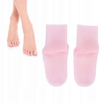 SILIKONOWE STOPKI-SKARPETKI NAWILŻAJĄCE L 1PARA