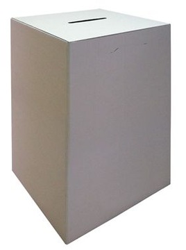URNA WYBORCZA KARTONOWA 400 X 400 X H 800mm DUŻA