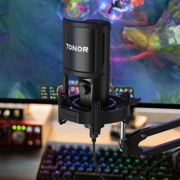 TONOR TC40 USB-МИКРОФОН КОМПЬЮТЕРНЫЙ НАБОР ДЛЯ СТРИМИНГА