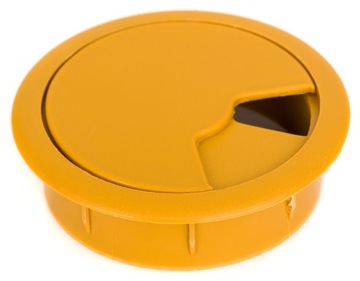 2x КАБЕЛЬНЫЙ ВВОД FI60 СВЕТЛЫЙ ДУБ ЗАЩИТА КАБЕЛЯ