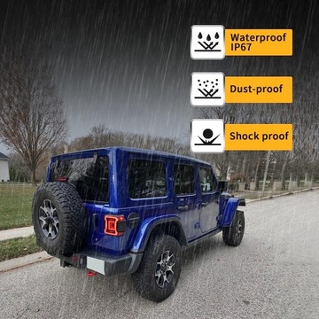 JEEP WRANGLER JL 2018- КОМПЛЕКТ ЛАМП LED VLAND ОРАНЖЕВЫЙ СИГНАЛ ПОВОРОТА