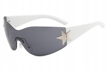 OKULARY PRZECIWSŁONECZNE UNISEX MODNE Y2K SZYBKIE
