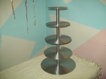 STOJAK PATERA STELAŻ NA TORTY 5 PIĘTER