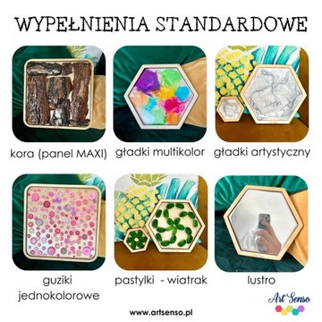 Сенсорные шестиугольные панели Монтессори mini senso