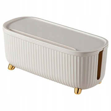 Organizer do ukrywania kabla USB Beżowy 35x15x13cm