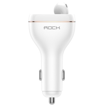 РОК| АВТОМОБИЛЬНОЕ ЗАРЯДНОЕ УСТРОЙСТВО QC 3.0 + НАУШНИКИ BLUETOOTH ДЛЯ АВТОМОБИЛЯ