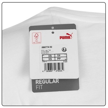 PUMA KOSZULKA DAMSKA T-SHIRT ESS LOGO TEE WHITE r.XS