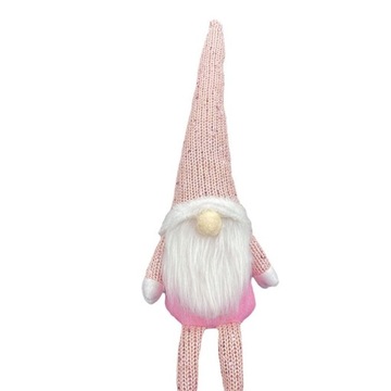 Гном Безликая Рождественская Кукла Рождественские Украшения Орнамент Розовый