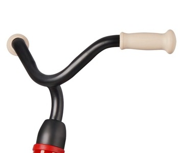 Трехколесный велосипед с ручкой-колесом из ЭВА, корзиной Elite Pro, красный Qplay