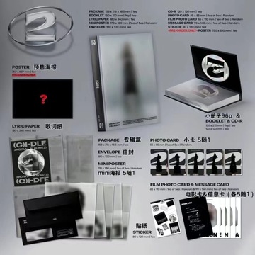 (G)I-DLE - 2 - 1 VER. / preorder