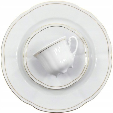 3604 BOLERO SERWIS OBIADOWY 12/44 ĆMIELÓW PORCELAN