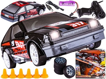 Samochód Do Drift Auto RC Drift 1:24 2,4 GHz 4WD Zdalnie Sterowane na PILOT