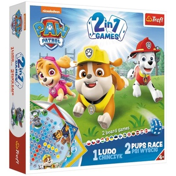 Игра Trefl 2in1 Chinese Paw Patrol Paw Race 01896