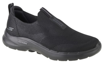 Buty Męskie Skechers Sportowe Go Walk 6 Można Prać W Pralce CZARNE 45