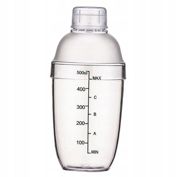 2x барменских шейкера Clear Drink, акриловые шейкеры